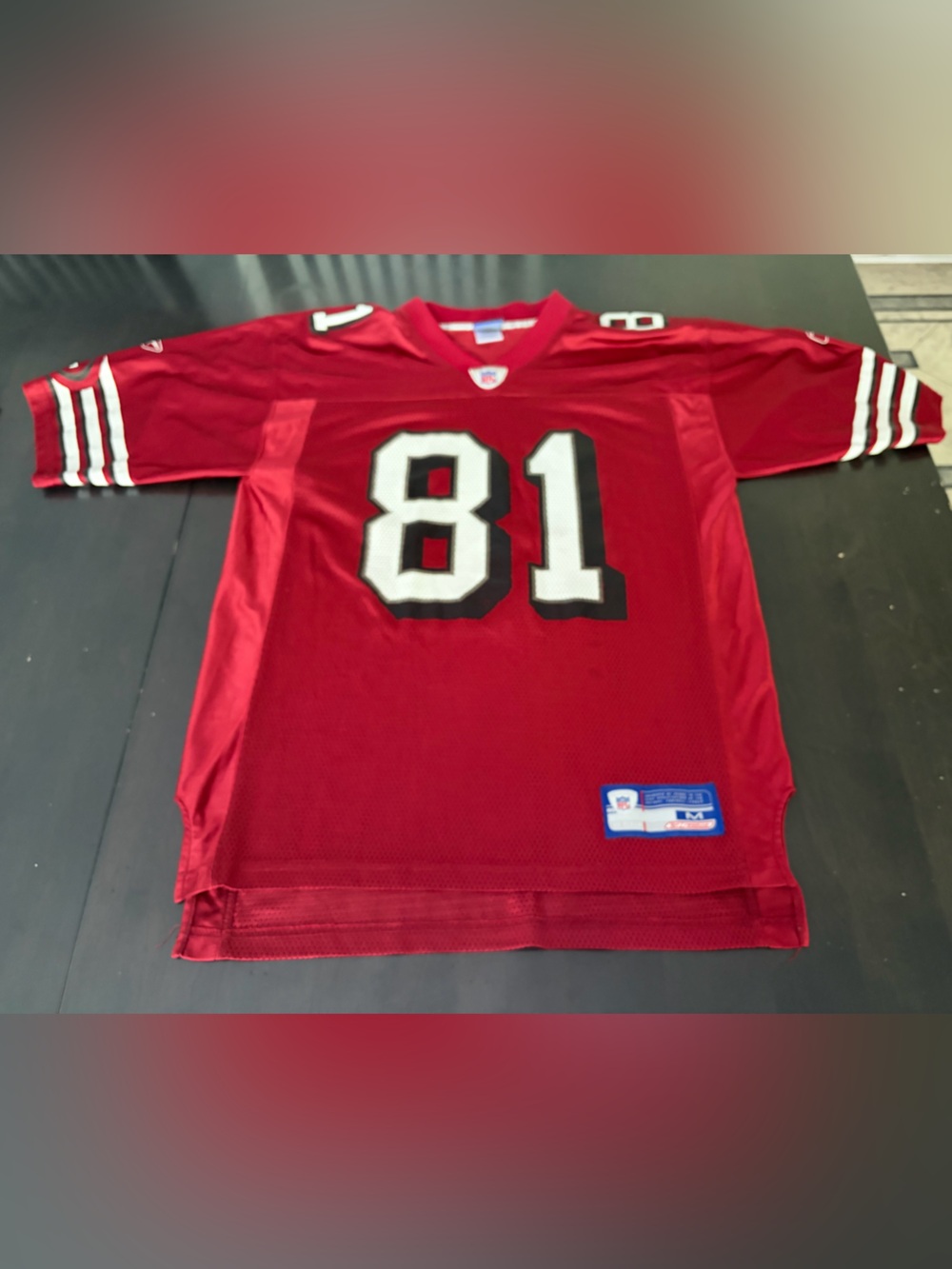 Reebok San Francisco 49ers Terrell Owens NFL football Jersey size medium